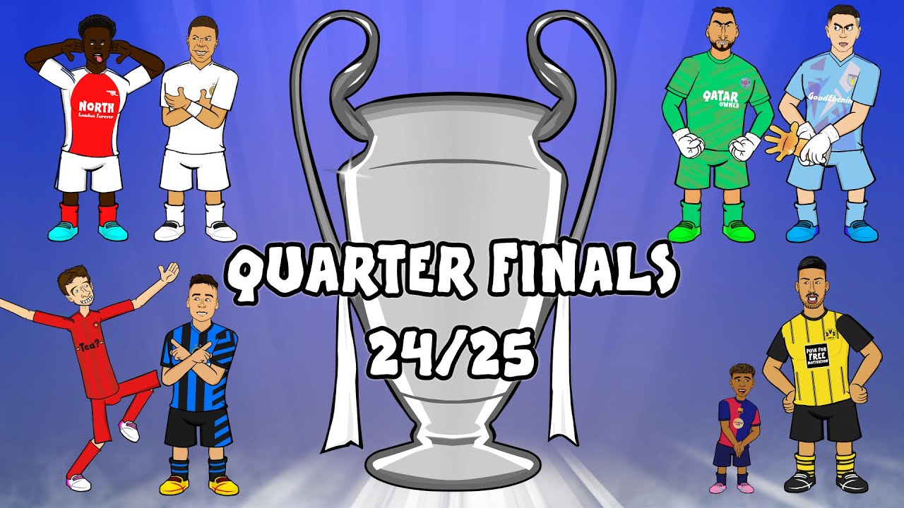 CHAMPIONS LEAGUE QUARTER FINALS🏆 2025