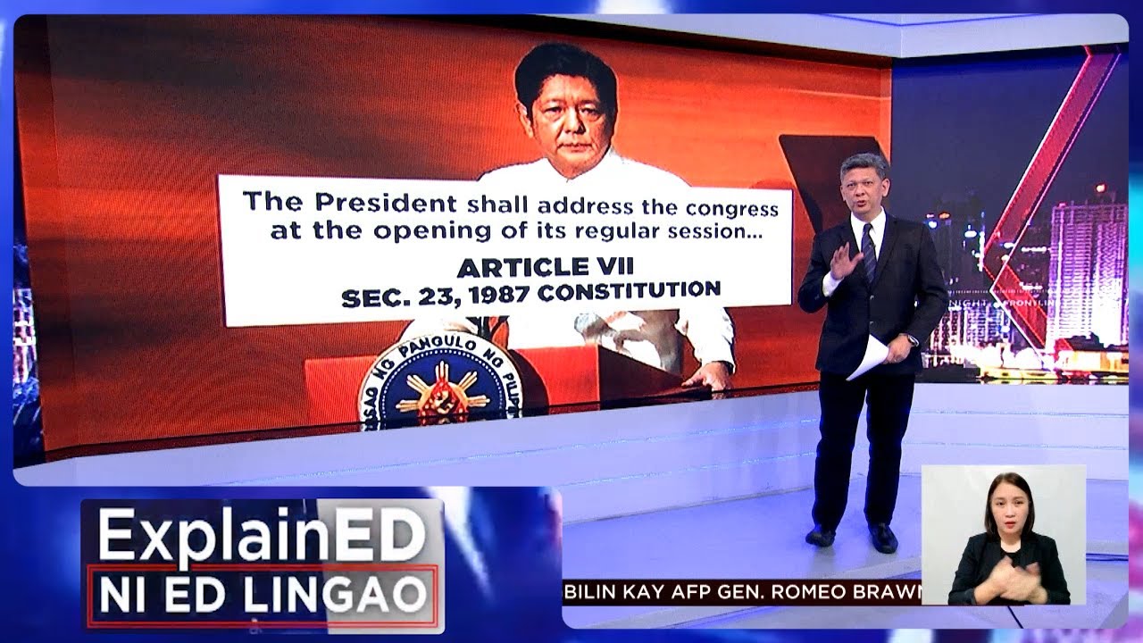 News ExplainED: State of the Nation Address | Frontline Tonight
