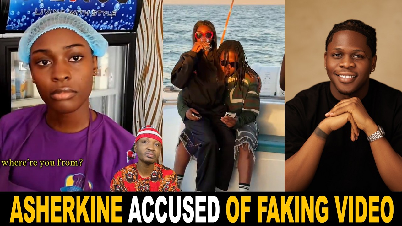 Asherkine Dragged For Faking Video With Claire The Canteen Worker