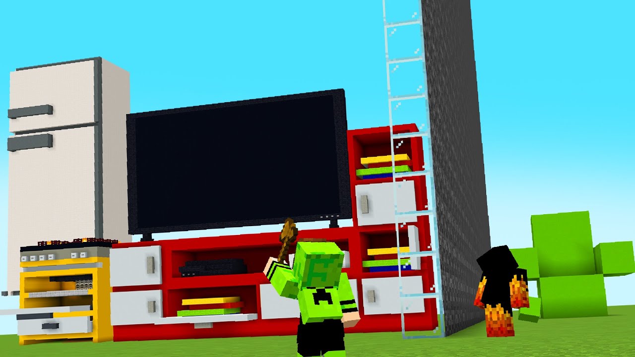 Trolei meu INIMIGO com MÓVEIS PRONTOS na BATALHA DE CONSTRUÇÃO do MINECRAFT