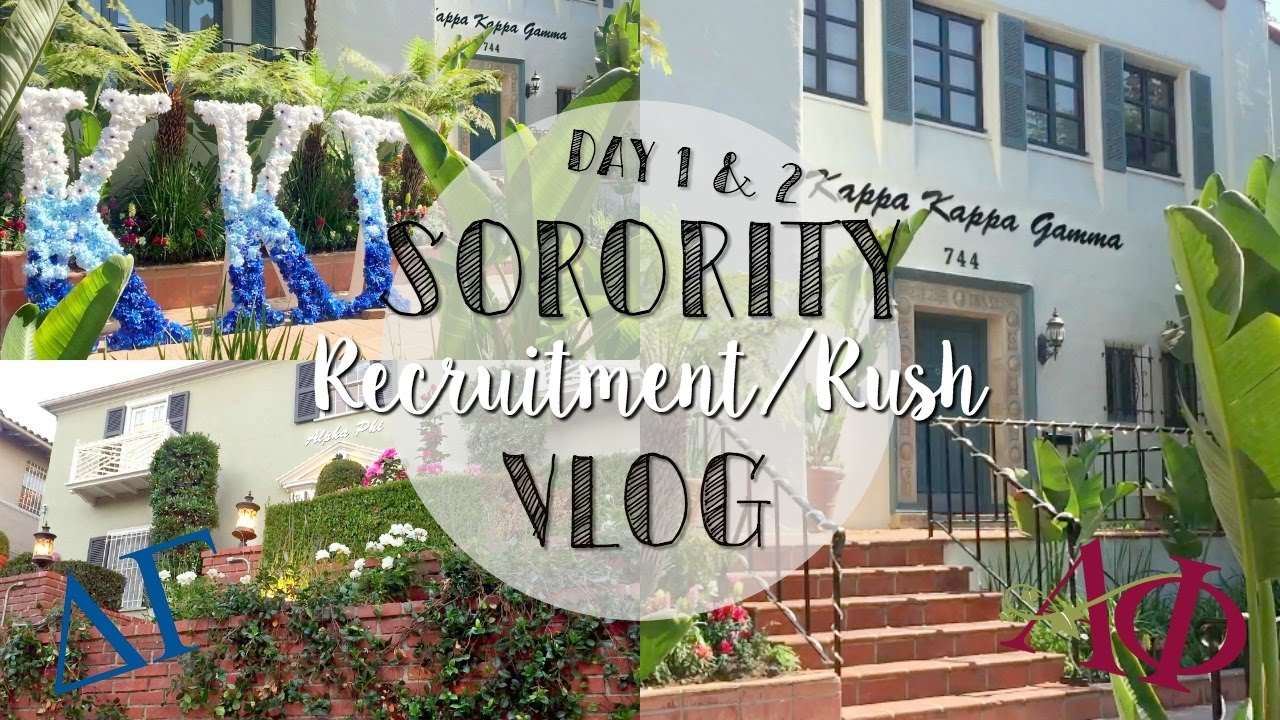 Sorority Recruitment Day 1 & 2 + First Day of College at UCLA ♡