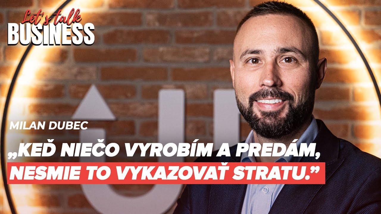 Milan Dubec: Podnikajte v tom, čo viete robiť najlepšie. Peniaze prídu samé