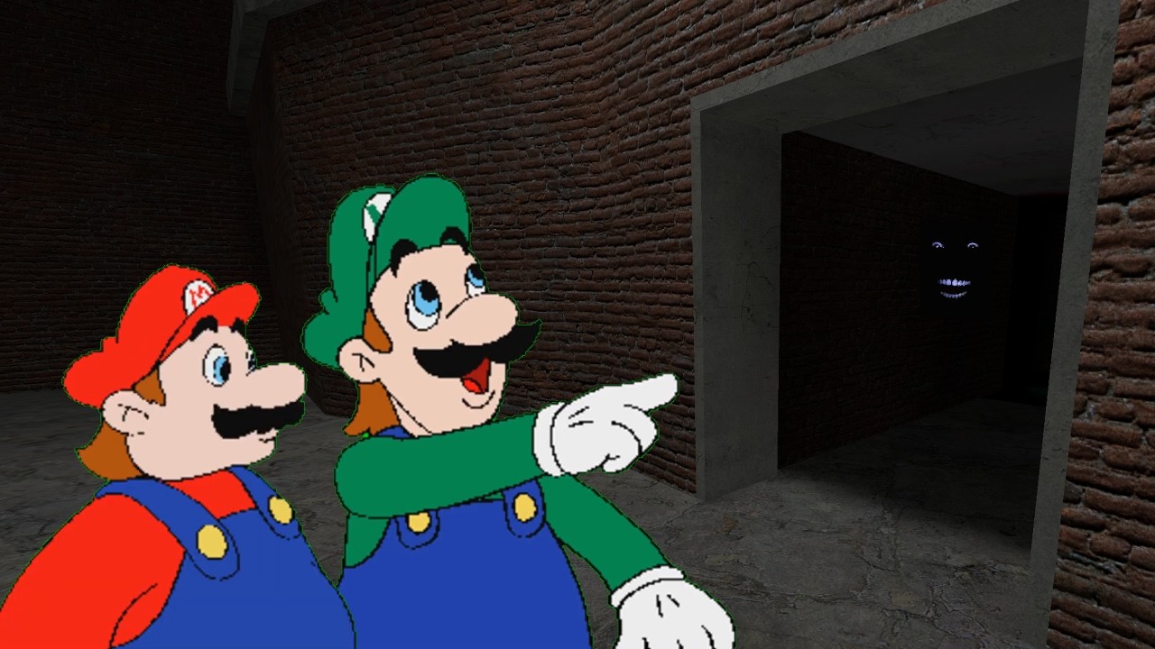 Hotel Mario - Mario and Luigi meets the Gmod Black Figure