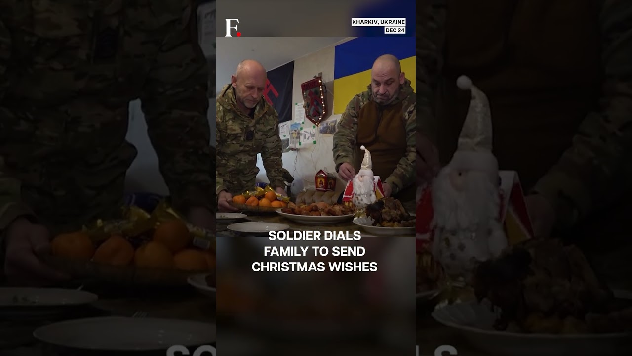 Ukrainian Soldier Video Calls Family From Frontline On Christmas Eve | N18G