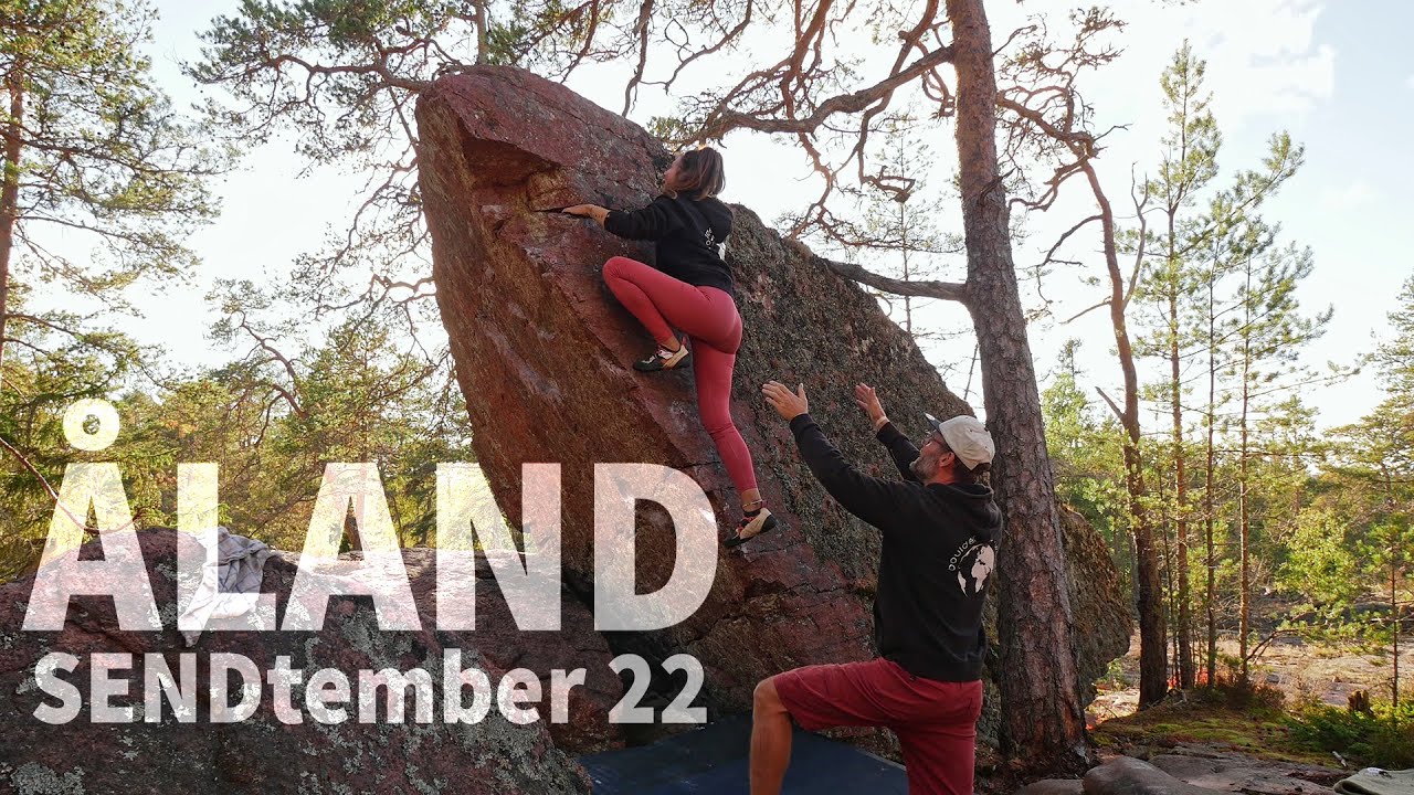 Bouldering Åland - SENDtember 2022