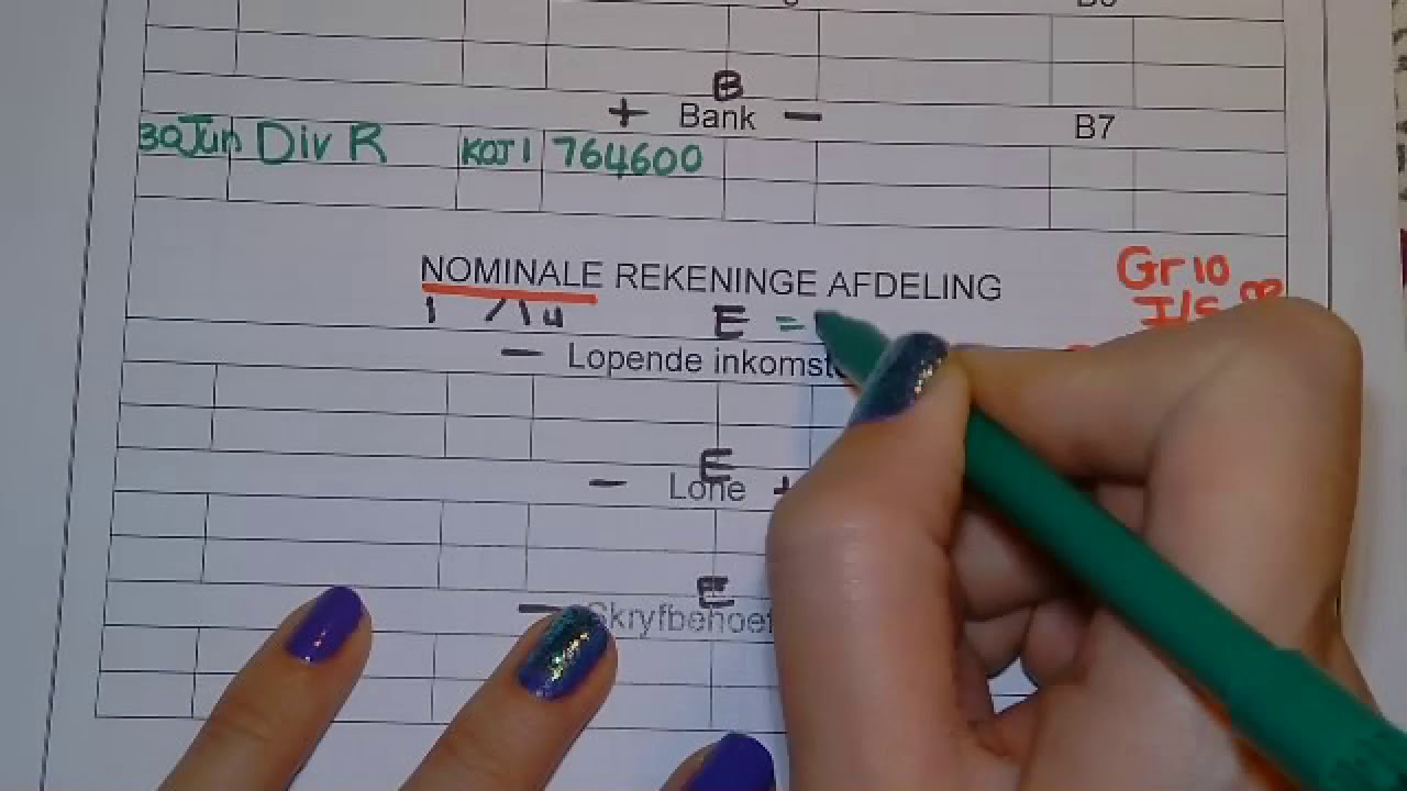 Gr 9 Algemene Grootboek 1