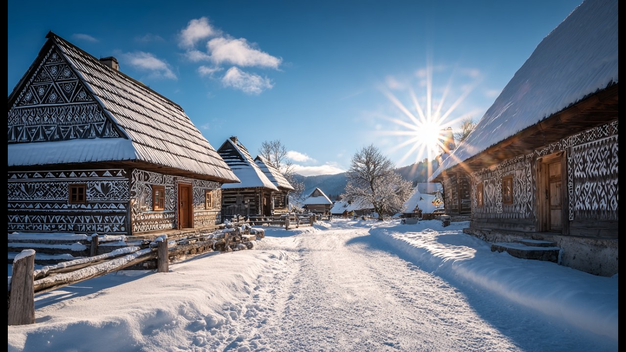 Fairytale Village, Walking Through Europe’s Hidden Gem, Slow living in Slovakia of Čičmany