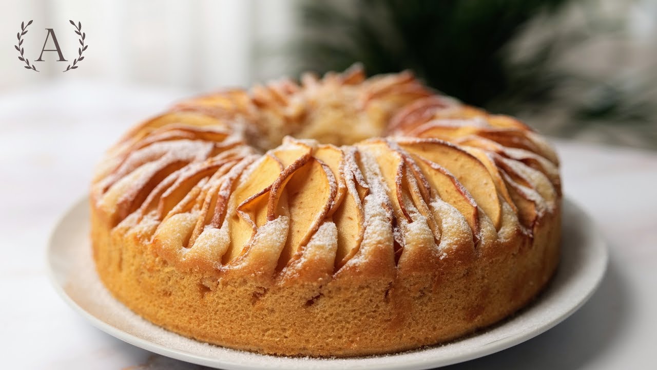 Fluffy Apple Cake | Vegan