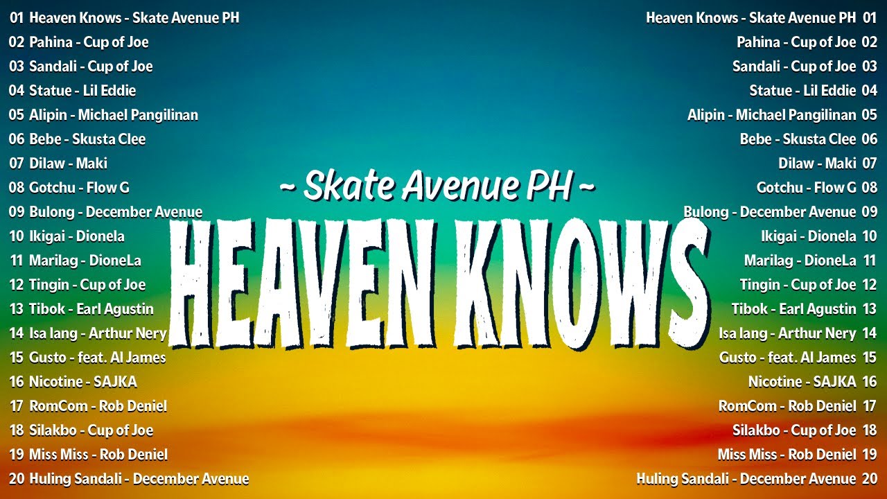 Heaven Knows - Skate Avenue PH | Cover with Lyrics 🎶 Best Tagalog Songs on Spotify & YouTube