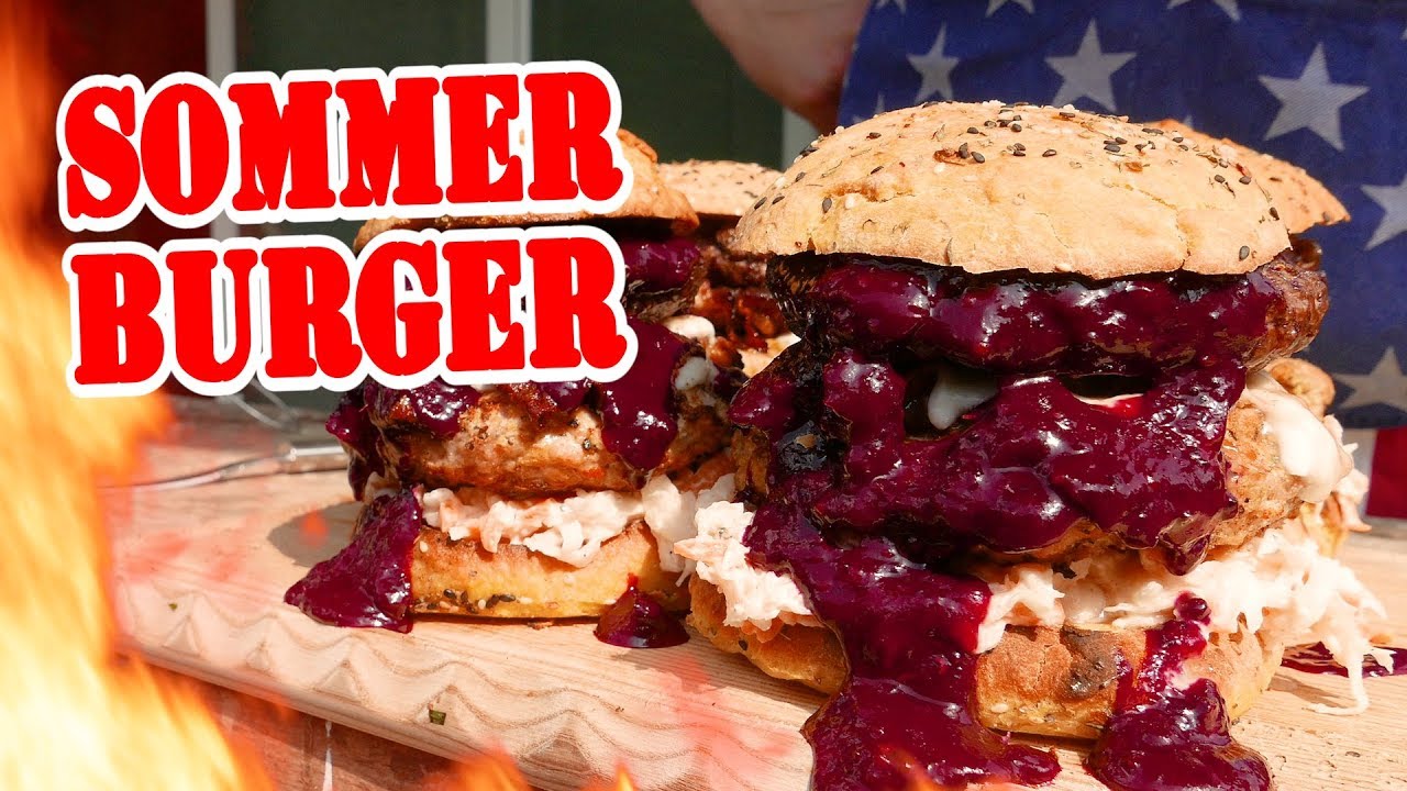 SOMMER BURGER - BBQ Grill Rezept Video - Die Grillshow 302