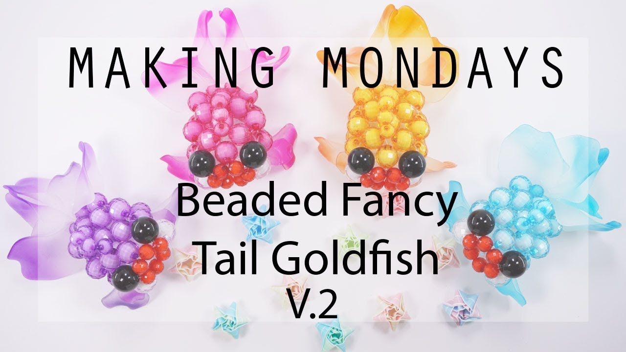 Beaded Fancy Tail Goldfish Version 2 (MM4)