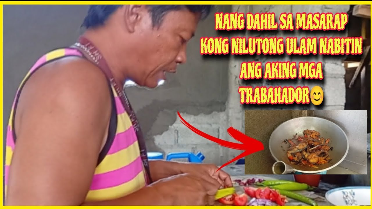 KALINGAP TOPHER NAGLUTO NG MASARAP NA ULAM TRABAHADOR NYA NABITIN