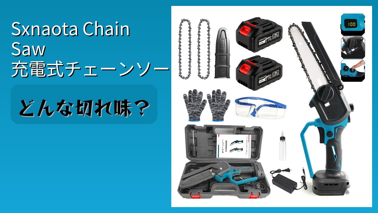 レビュー (2026): Sxnaota Chain Saw 充電式チェーンソー。まとめ