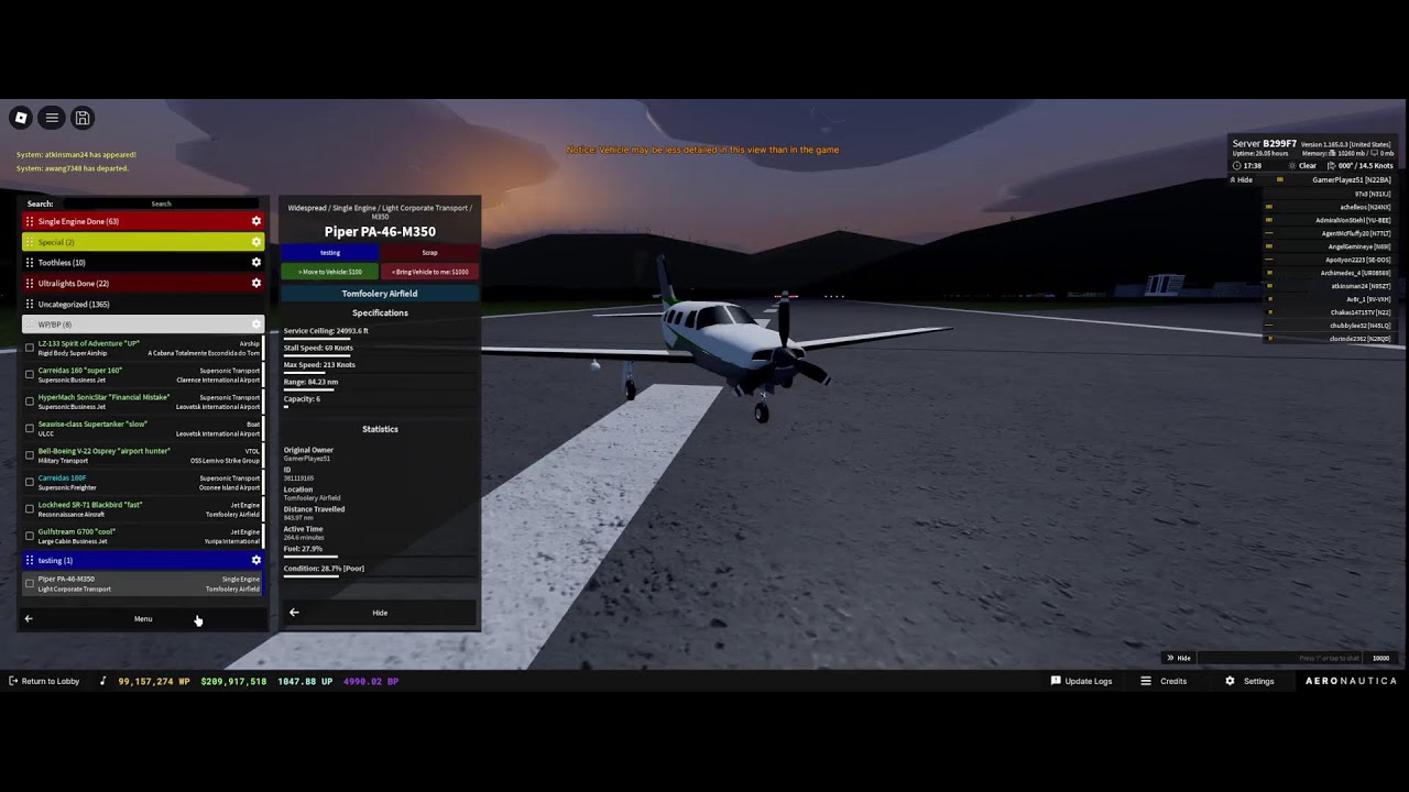 Flying across the map in every plane in Areonautica stream #140