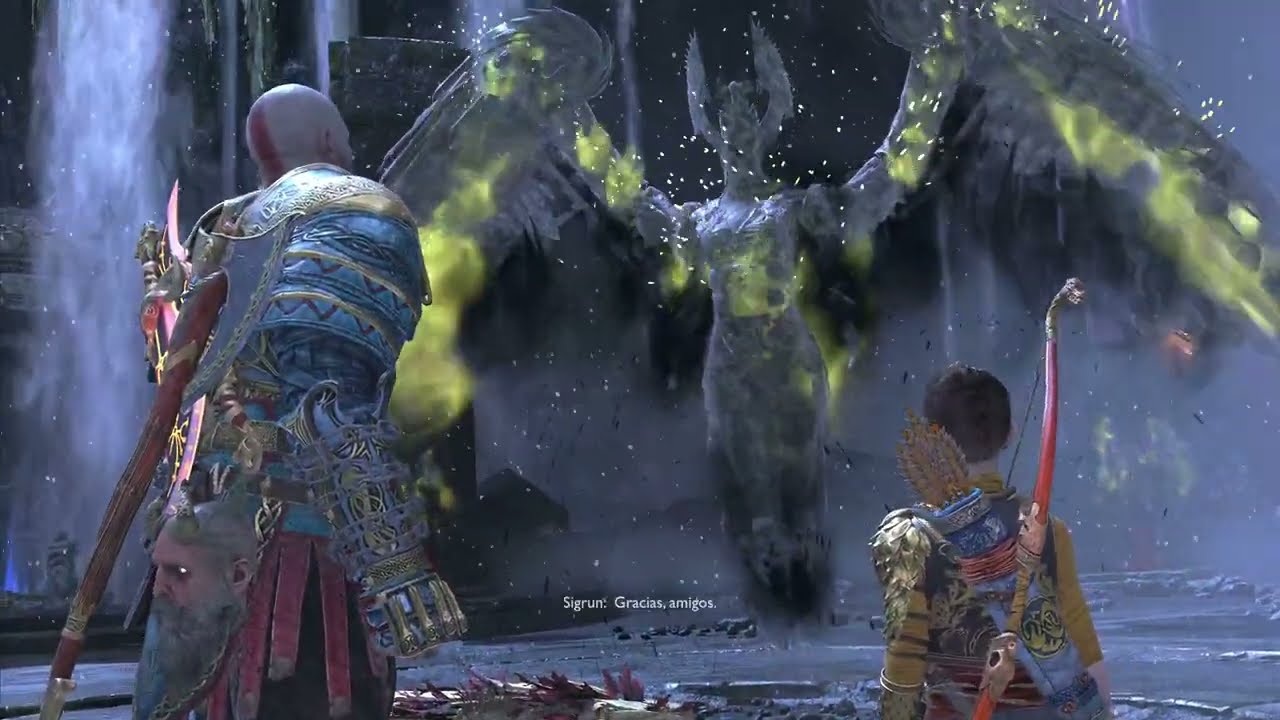 kratos Vs Sigrun l Dame God Of War l Maxima dificultad l God Of War 2018 l 4k 60fps
