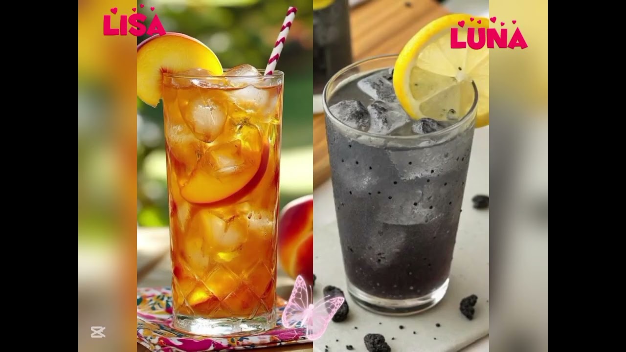 🧋🍹sweet sips or dark dips?which one wakes you up?♥️#aestheticsips#lisavslunadrinks#duodilemma