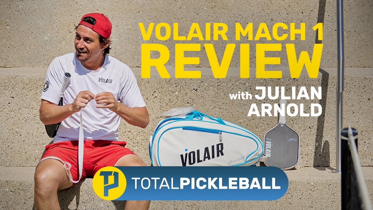 Volair Mach 1 Pickleball Paddle Review with Professional Pickleball Player Julian Arnold!