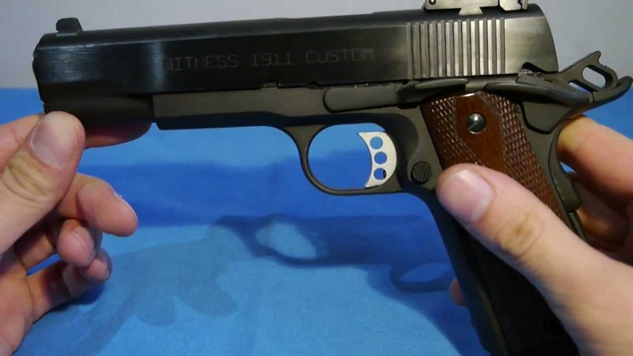 An Italian 1911? Tanfoglio 1911 Witness Custom (.45 ACP)