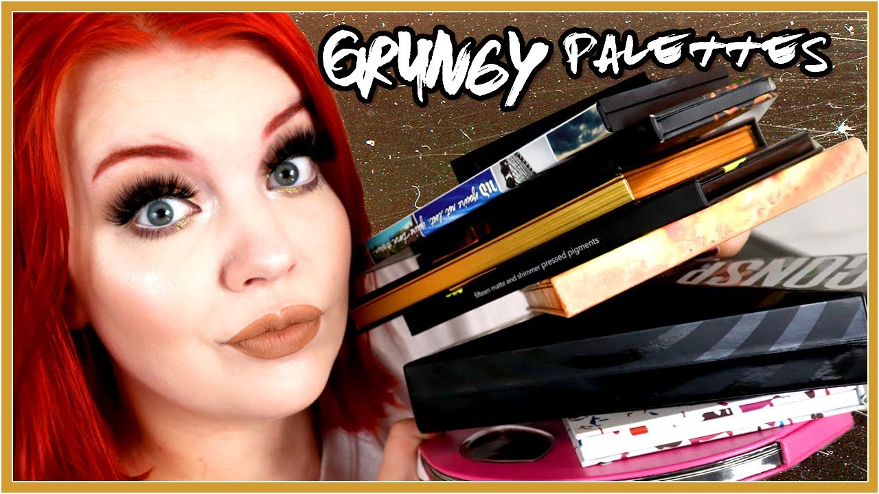 My Favorite Grungy Eyeshadow Palettes 🖤