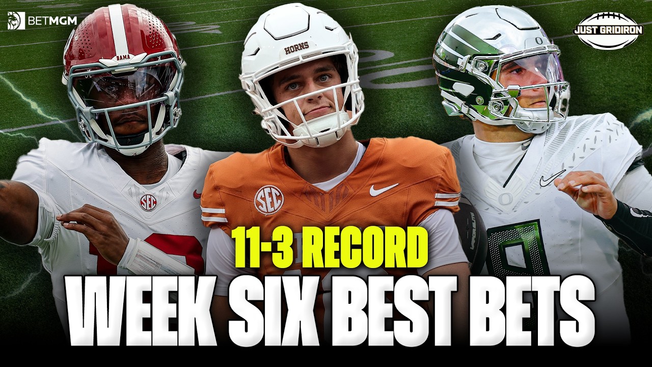 11-3 Run! Week 6 College Football BEST BETS with a Professional Sports Bettor