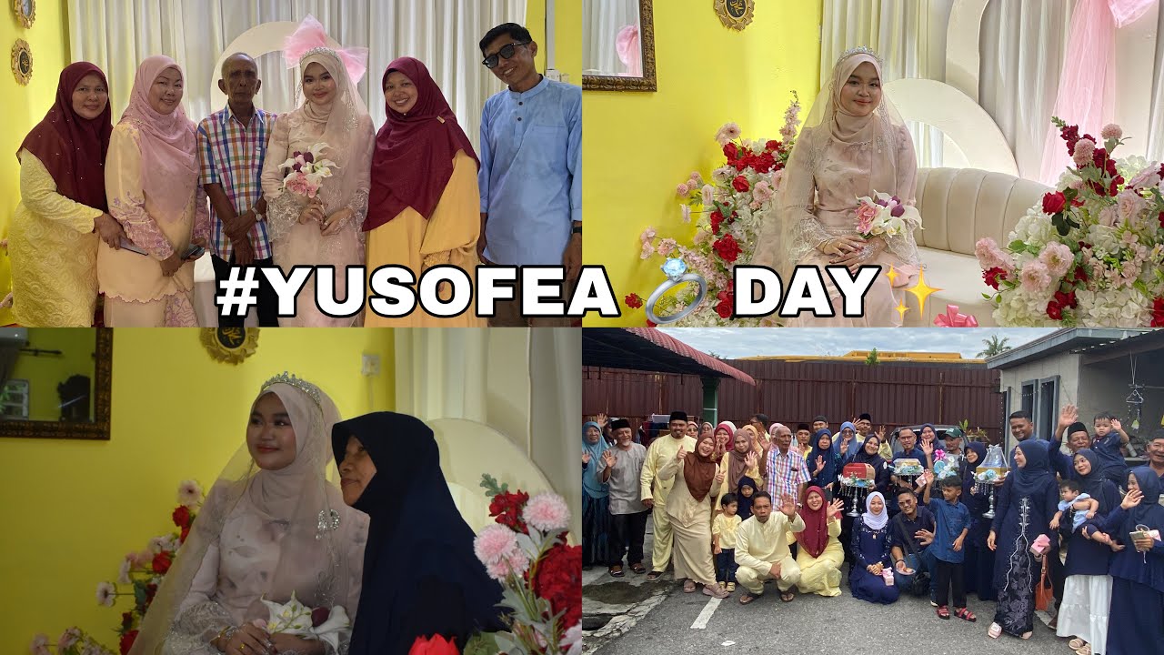 Cousin saya tunang gaisss!! #YUSOFEA 💍 DAY ✨