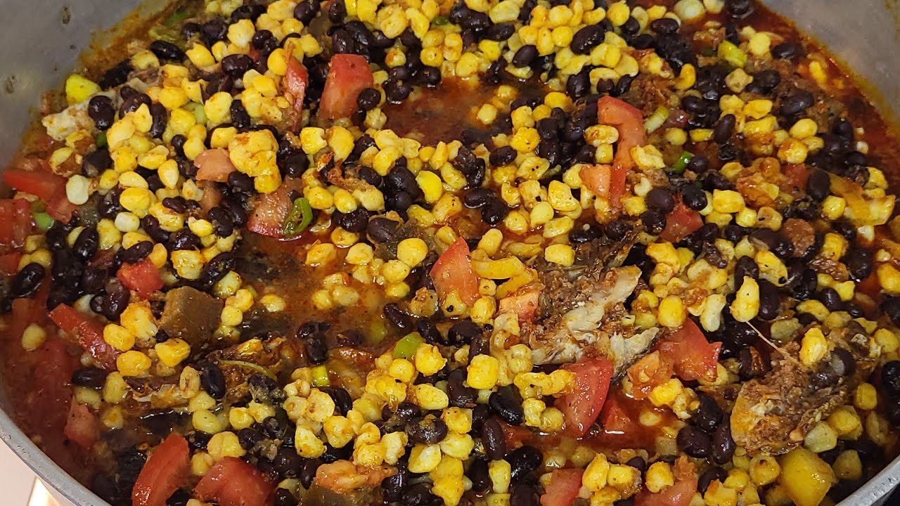 Cornchaff | Corn and Beans Porridge Cameroonian recipe