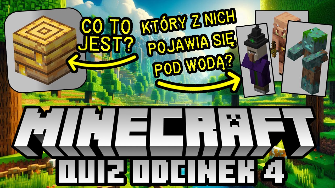 KTÓRY MOB POJAWIA SIĘ POD WODĄ? - MINECRAFT QUIZ