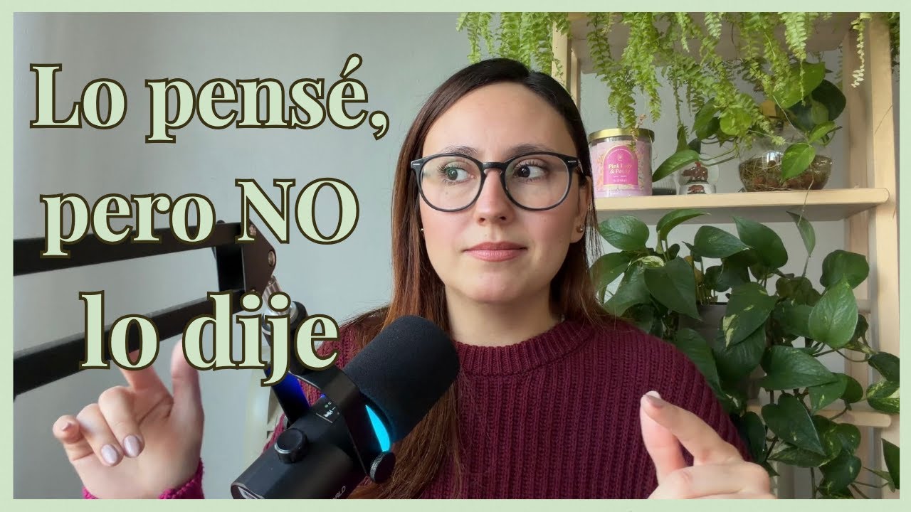 💭🫢 Lo que siento sí importa | Hay cosas que pesan más cuando no se dicen