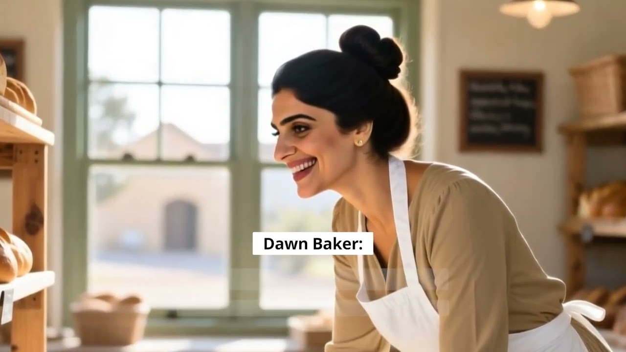 تعلم الإنجليزية - حوار في المخبزة