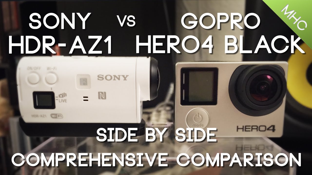 Sony HDR-AZ1 vs GoPro Hero4 BLACK HD