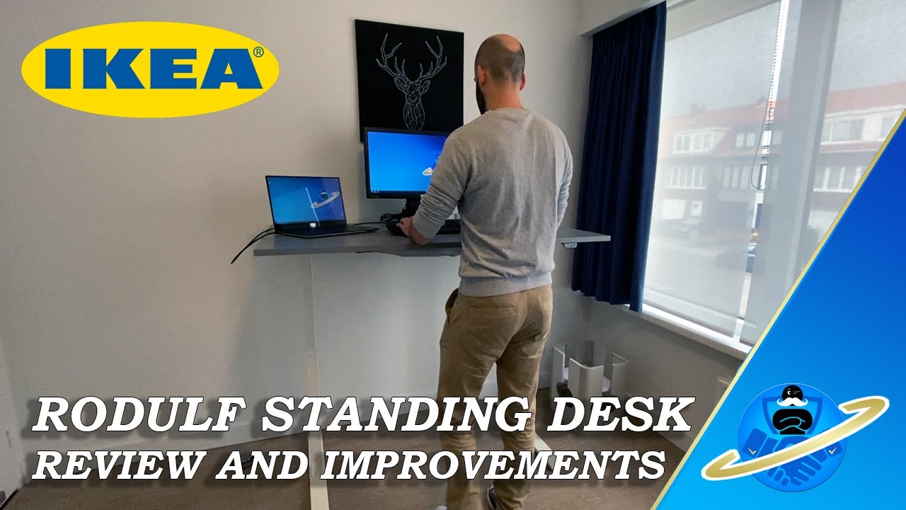 IKEA Rodulf Standing Desk : 1 Month Review and Modifications [WATCH BEFORE YOU BUY]