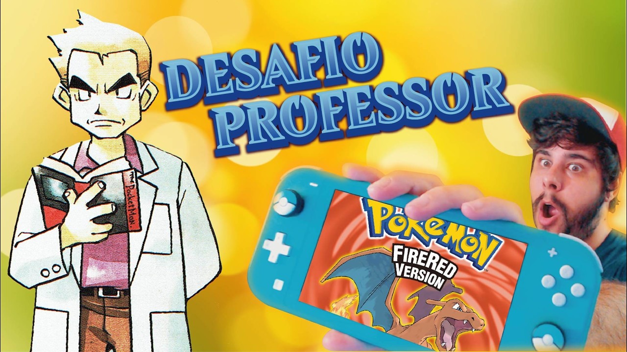 Desafio PROFESSOR OAK no POKÉMON FIRERED no Nintendo Switch 2