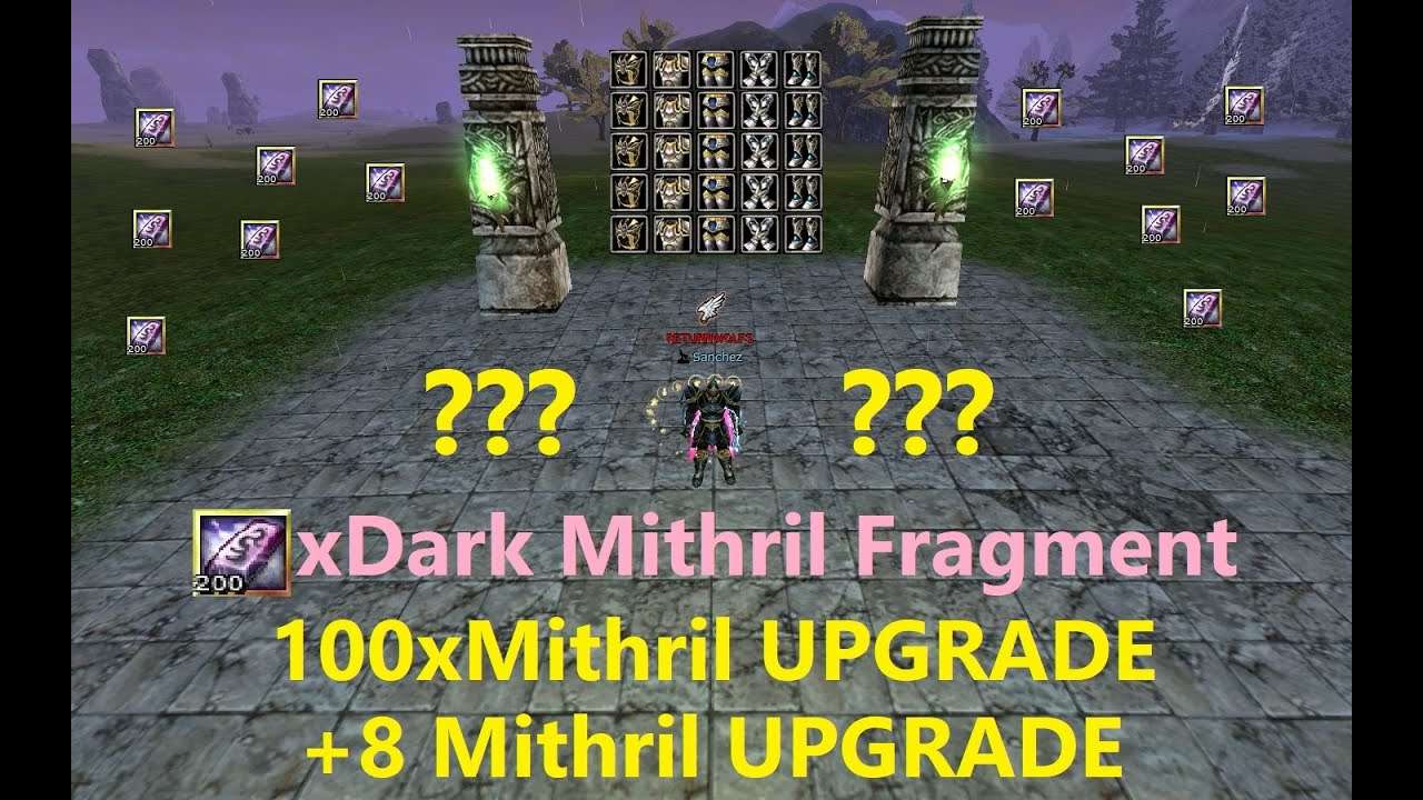 Knight Online // 100xMithril Upgrade // +8 Mithril Upgrade