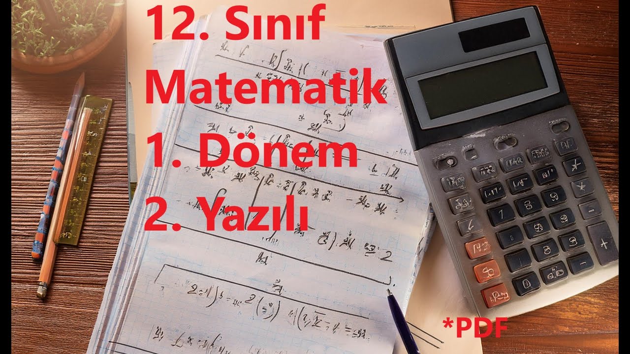 12. Sınıf Matematik 1. Dönem 2. Yazılıya Hazırlık #orijinal #yazılı #kolay #orta #zor