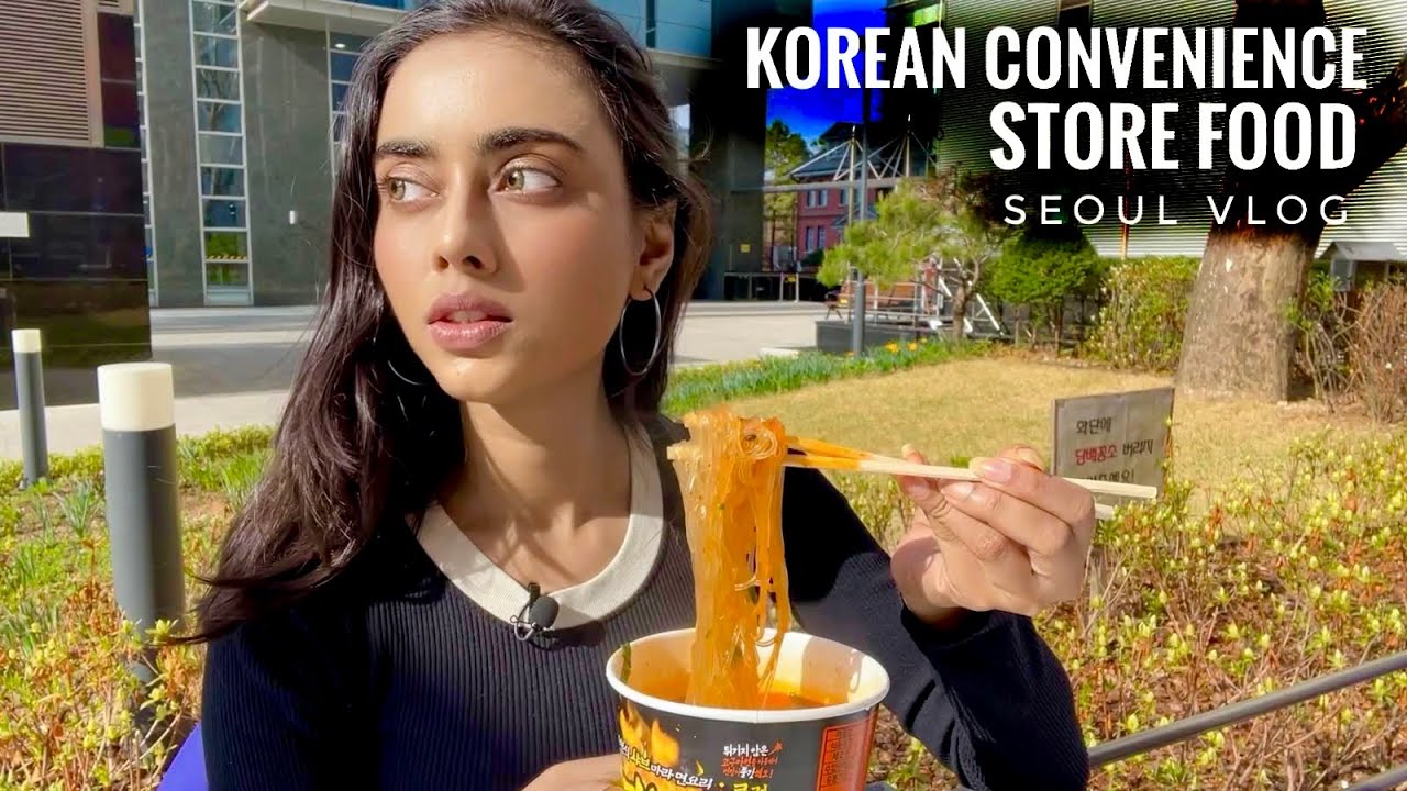 Seoul Vlog: Trying Korean Convenience Store Food | Deoksugung Palace | South Korea Trip🇰🇷