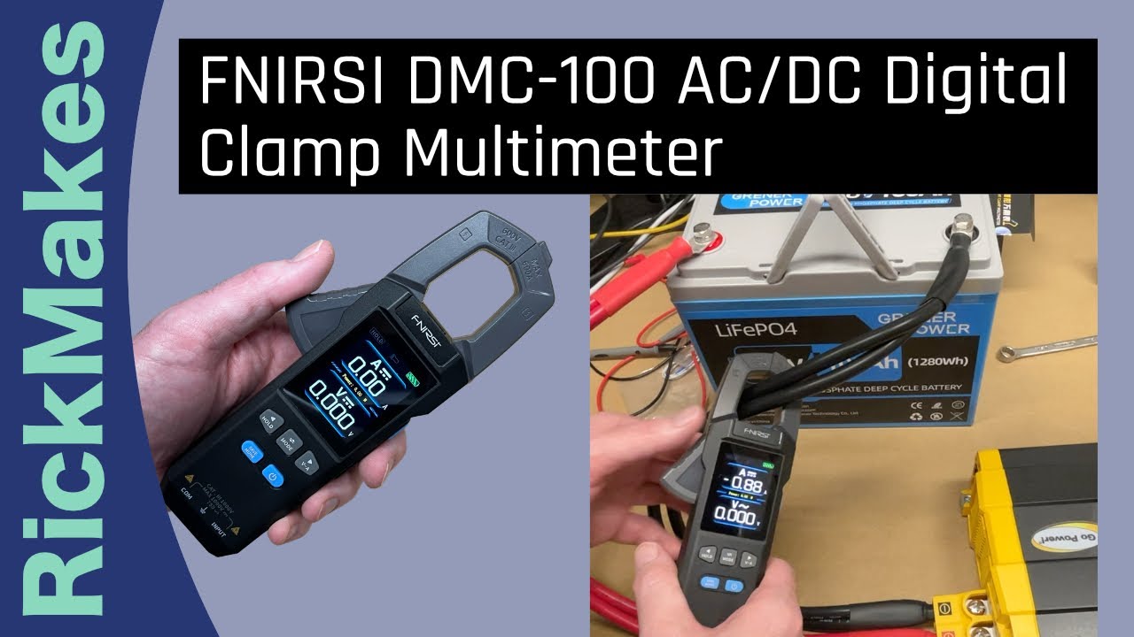 FNIRSI DMC-100 AC/DC Digital Clamp Multimeter