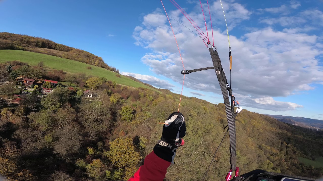 Dobětice 30.10. start na berana a přistaní na lyžaře :-O