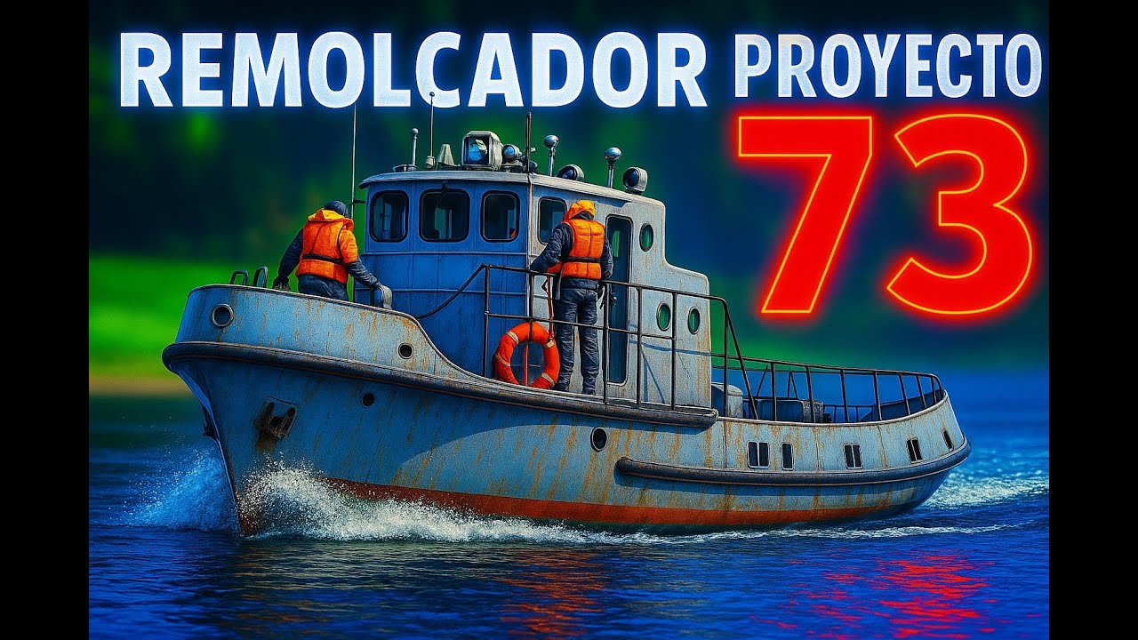 Remolcador Proyecto 73 / Dentro de un remolcador soviético / ¡Motor 3D6 rugiendo! /El monstruo naval