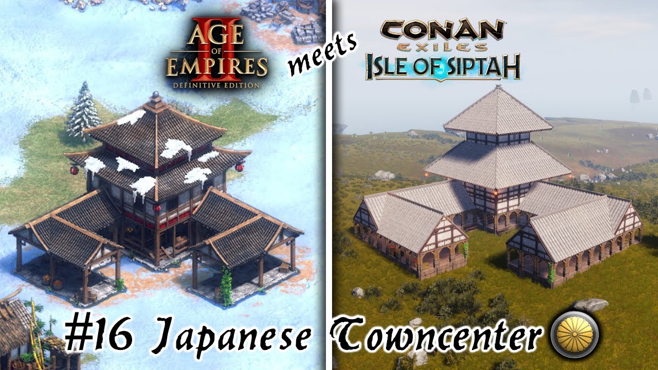 CONAN EXILES MEETS AGE OF EMPIRES #16 JAPANESE TOWNCENTER