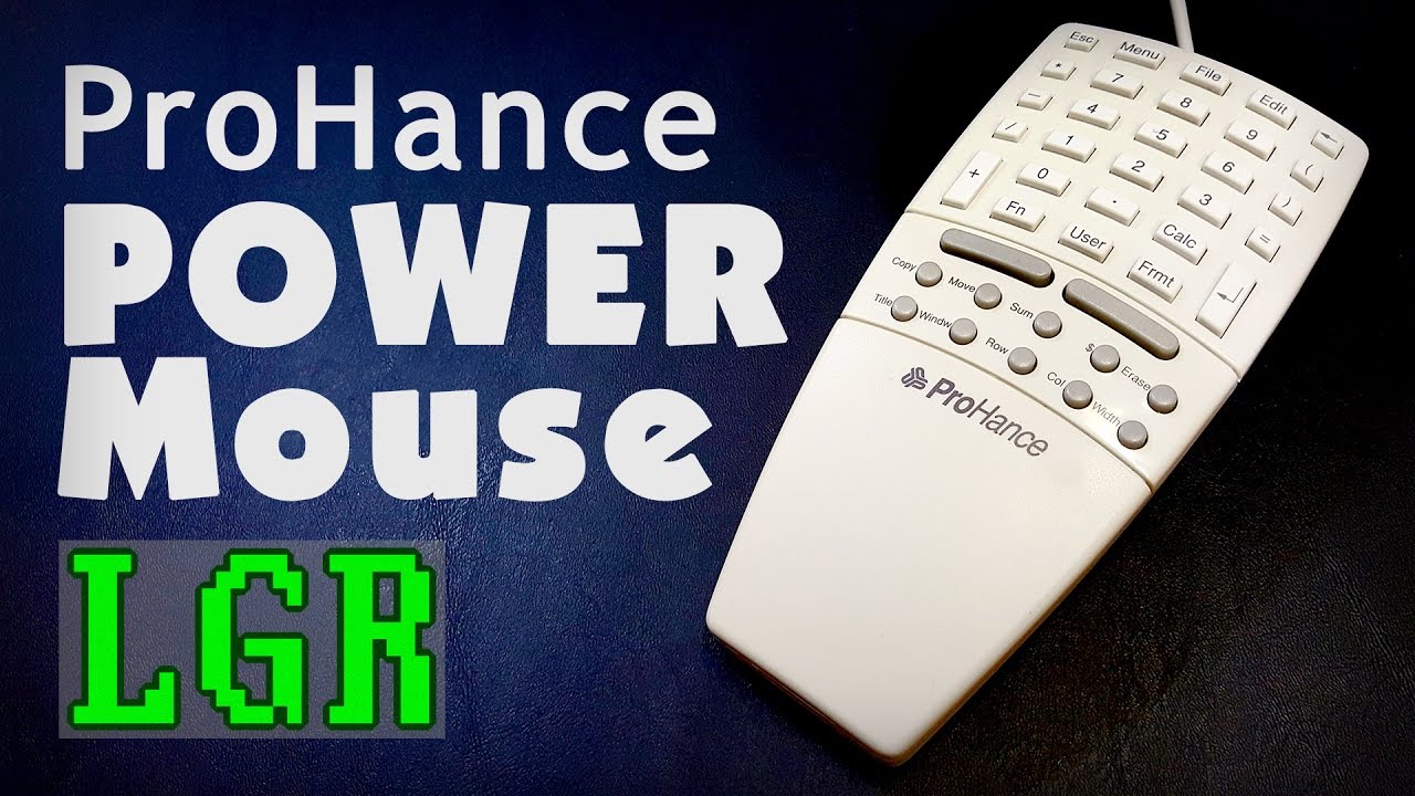 LGR Oddware - ProHance Power Mouse 100