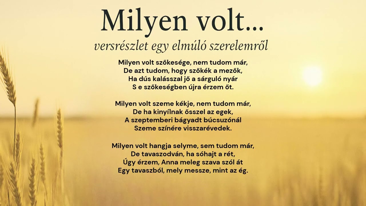 Juh&aacute;sz Gyula &ndash; Milyen volt&hellip; | Zen&eacute;s vers nosztalgi&aacute;r&oacute;l &eacute;s elm&uacute;l&aacute;sr&oacute;l