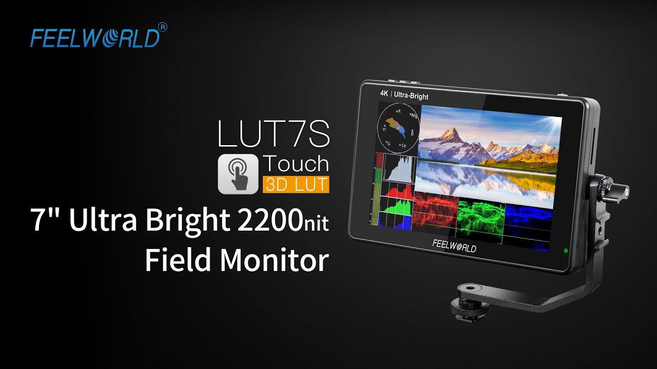 FEELWORLD New LUT7S 7'' SDI Ultra Bright 2200nit Touch Field Monitor with LUT Auto Bright Adjust