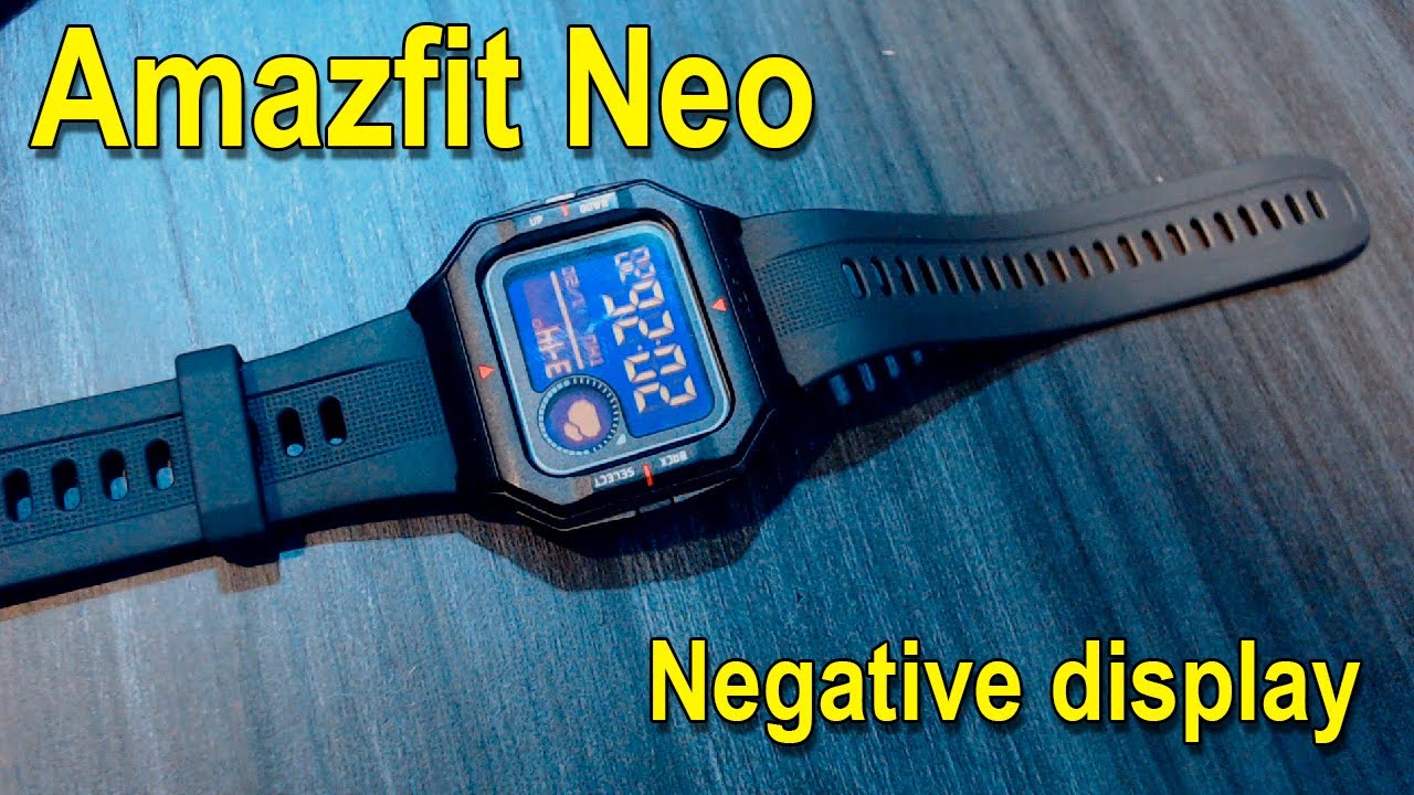 Amazfit Neo - Negative Display