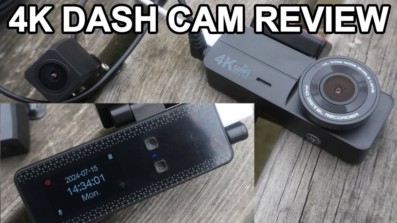 4K DashCam DYNACAM Front and Rear Budget DashCam Unboxing Setup & Review
