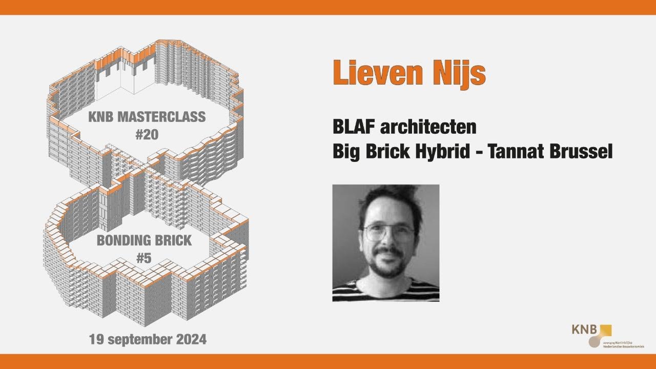 MasterClass Baksteen: Lieven Nijs, BLAF architecten - Big Brick Hybrid Tannat