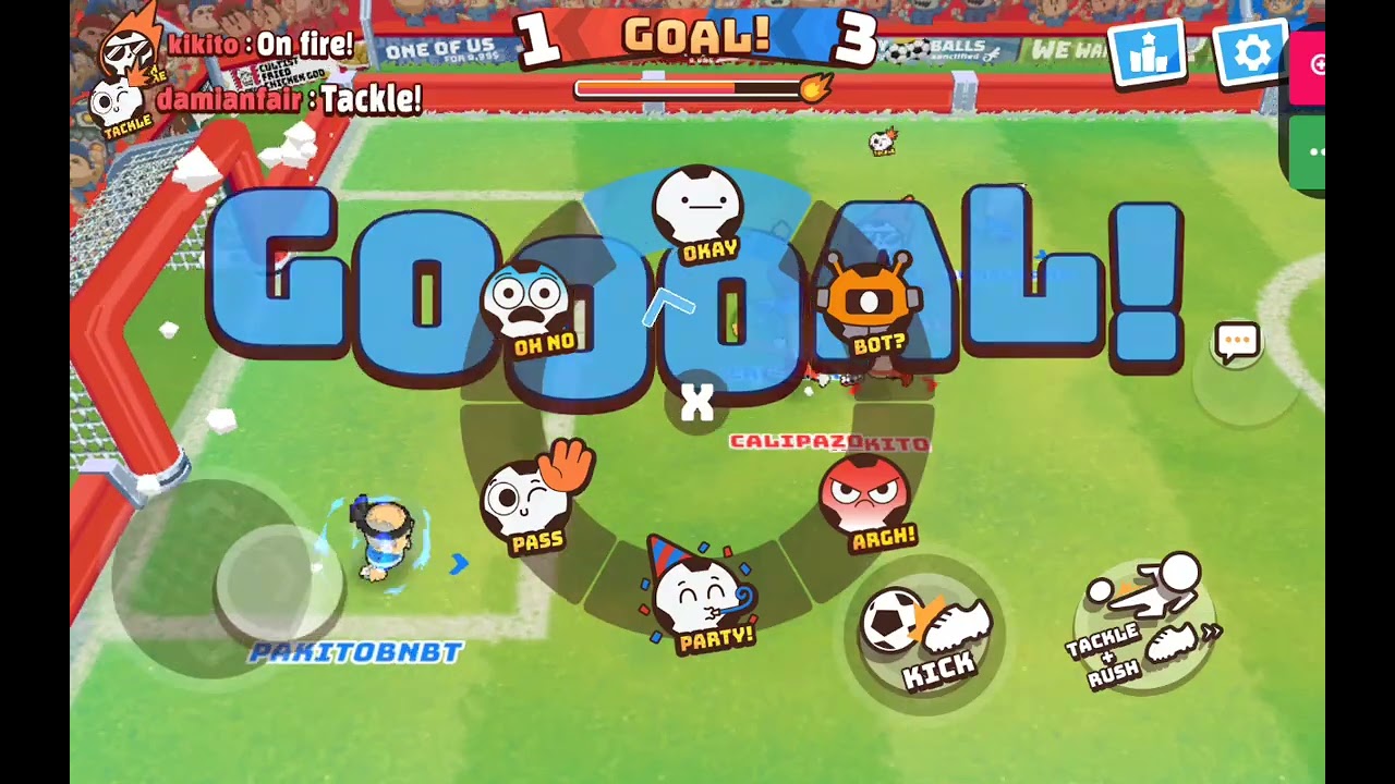 halfbrick sports Football rouge vs bleue