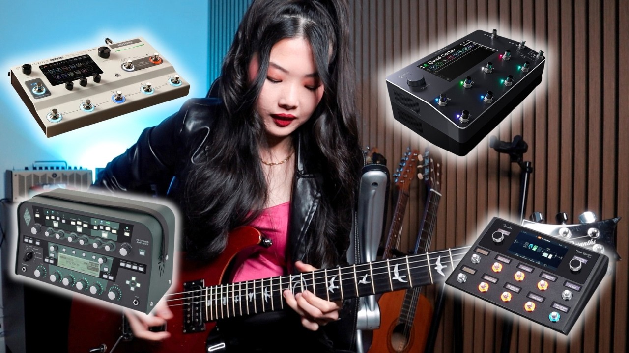 Quad Cortex vs Tonemaster Pro vs Kemper vs Ampero Stage (guitar solo tone challenge)