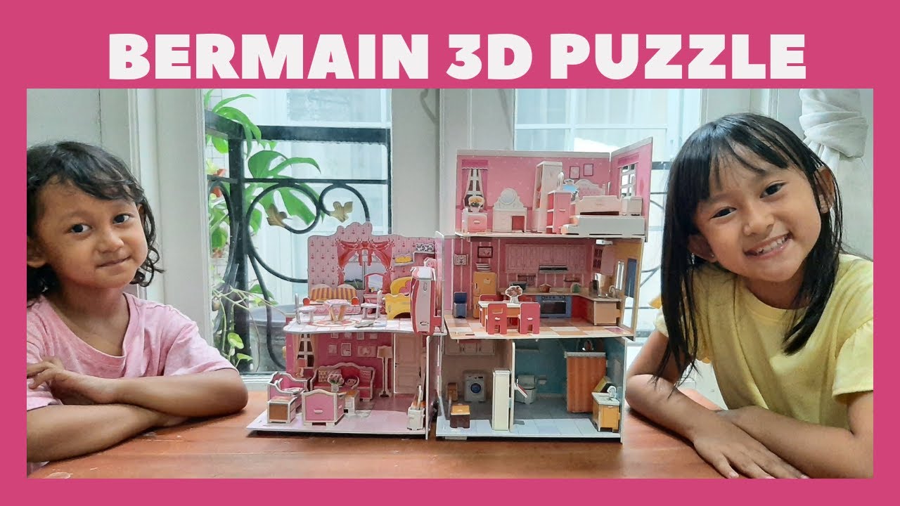 Bermain 3D Puzzle Rumah-rumahan
