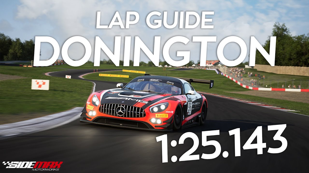 [4K] Donington Park Detailed Lap Guide - 1:25.143 | Mercedes AMG GT3 | Assetto Corsa Competizione