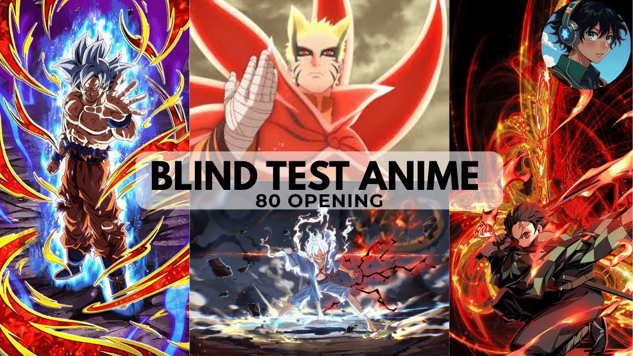 BLINDTEST 80 ANIME OPENING